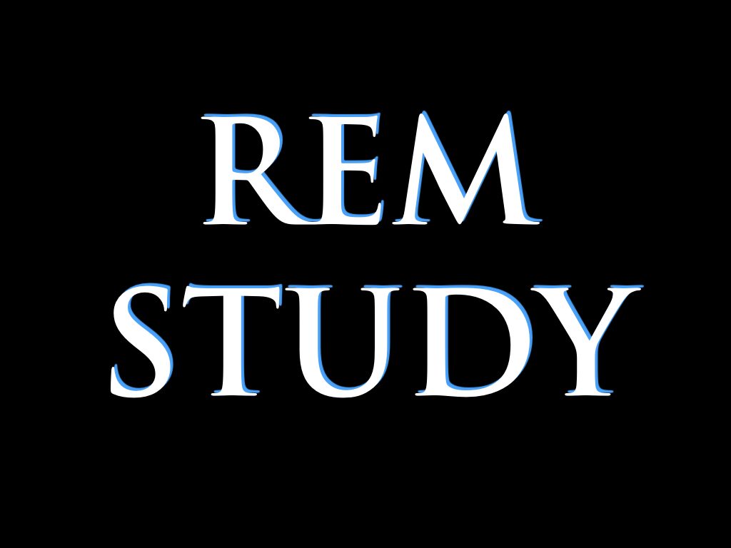 -REM STUDY-Ver.1